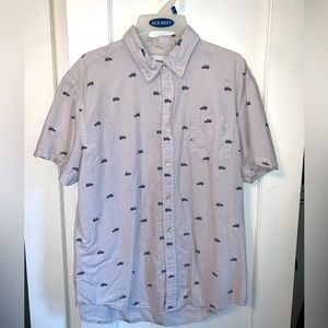 Sonoma White Short Sleeve Button Up Shirt